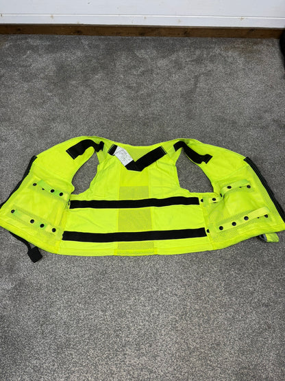 Ex Police Safariland Hi-Vis MOLLE Vest & Pouches Tactical Utility Security Vest - XL