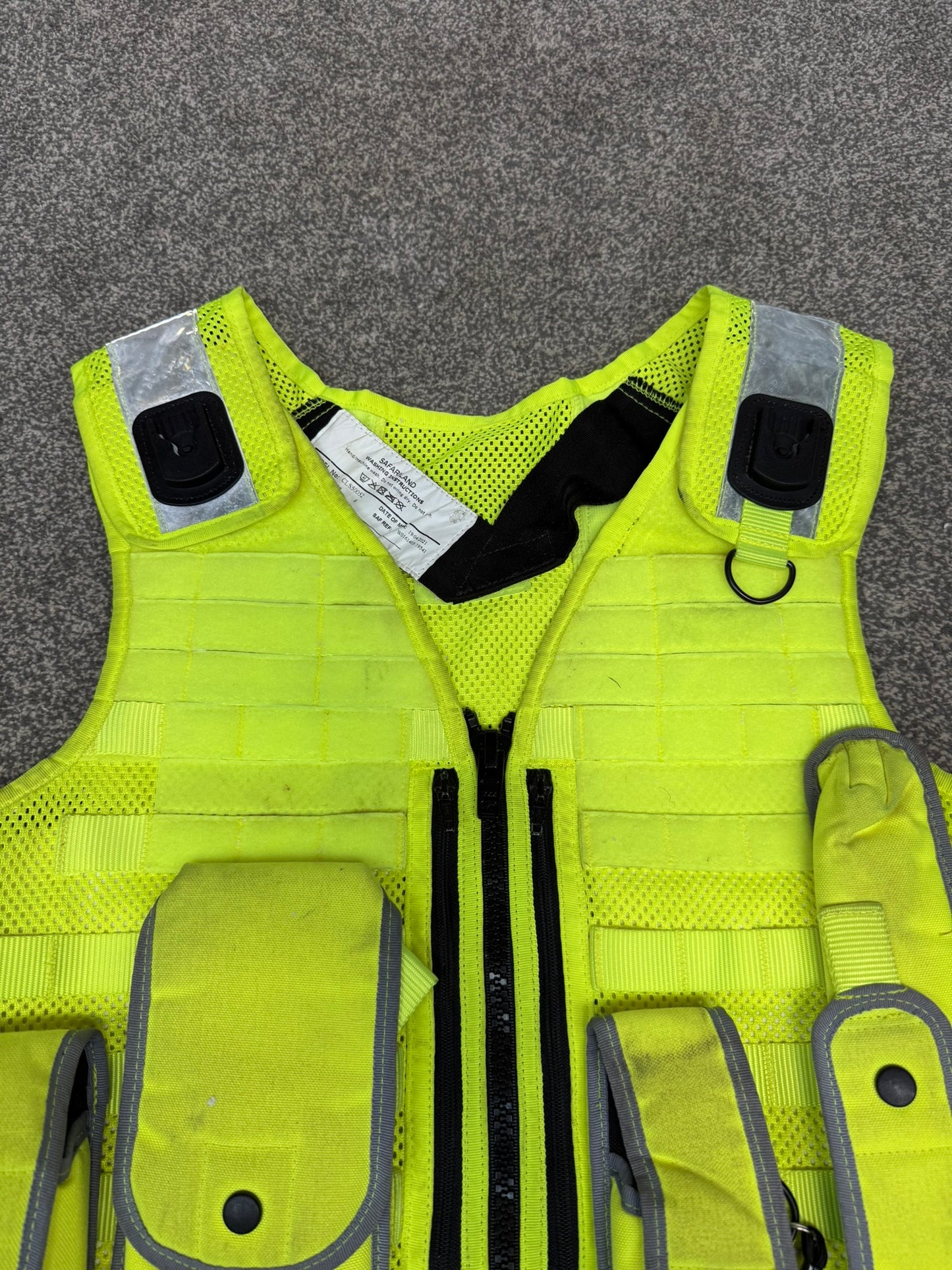 Ex Police Safariland Molle Vest Hi-Vis Tactical Utility Security Vest MEDIUM