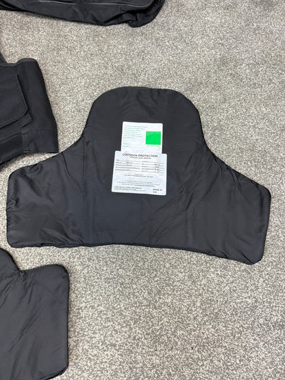 Ex Police Cooneen Body Armour Stab Vest MEDIUM Anti Stab & Ballistic HG1A & KR1 + Bag