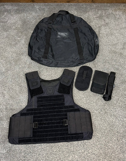 Ex Police Mehler MOLLE Body Armour Stab Vest Anti Stab & Ballistic HG2 KR2 SP2 - X LARGE
