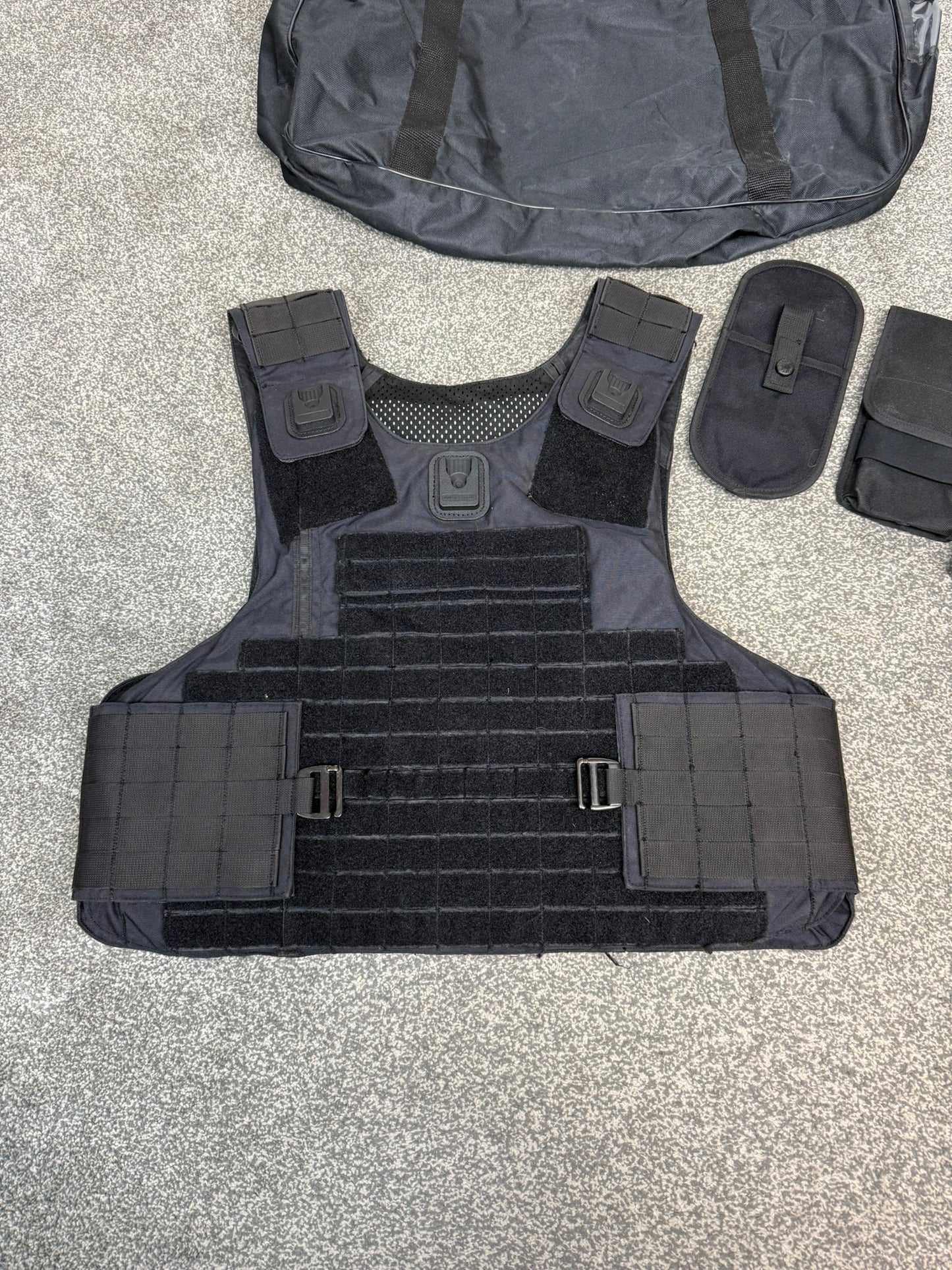 Ex Police Mehler MOLLE Body Armour Stab Vest Anti Stab & Ballistic HG2 KR2 SP2 - X LARGE
