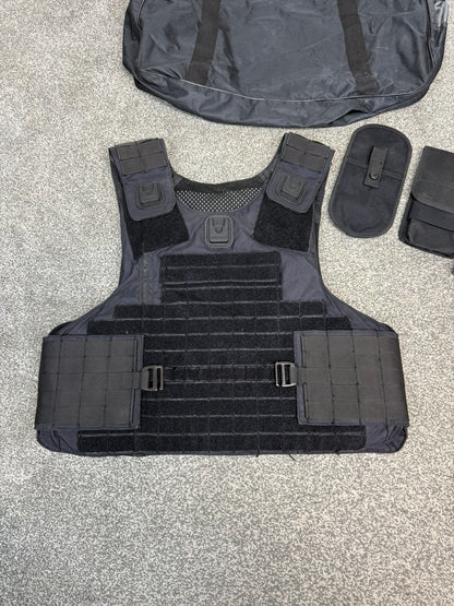 Ex Police Mehler MOLLE Body Armour Stab Vest Anti Stab & Ballistic HG2 KR2 SP2 - X LARGE