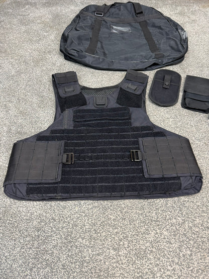 Ex Police Mehler MOLLE Body Armour Stab Vest Anti Stab & Ballistic HG2 KR2 SP2 - X LARGE