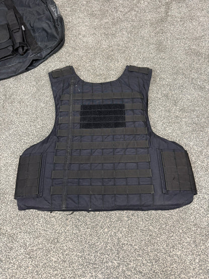 Ex Police Mehler MOLLE Body Armour Stab Vest Anti Stab & Ballistic HG2 KR2 SP2 - X LARGE
