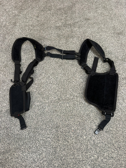 Radio Shoulder Harness With Pouches Ex Police Security PI Vest