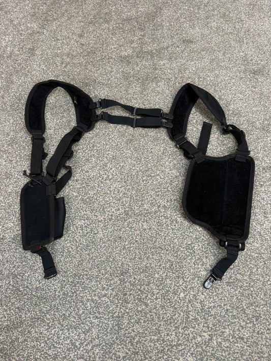 Radio Shoulder Harness With Pouches Ex Police Security PI Vest