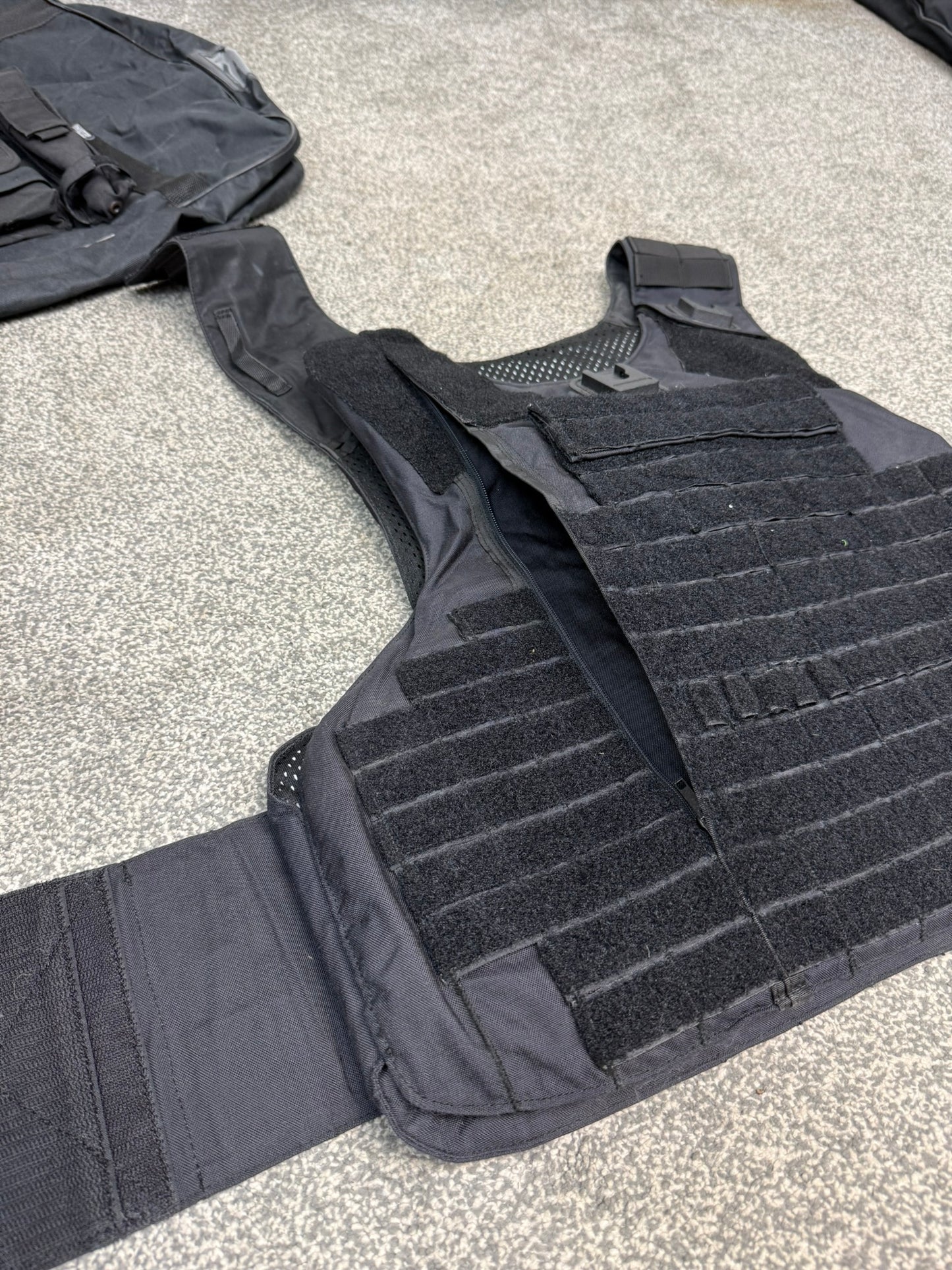 Ex Police Mehler MOLLE Body Armour Stab Vest Anti Stab & Ballistic HG2 KR2 SP2 - X LARGE