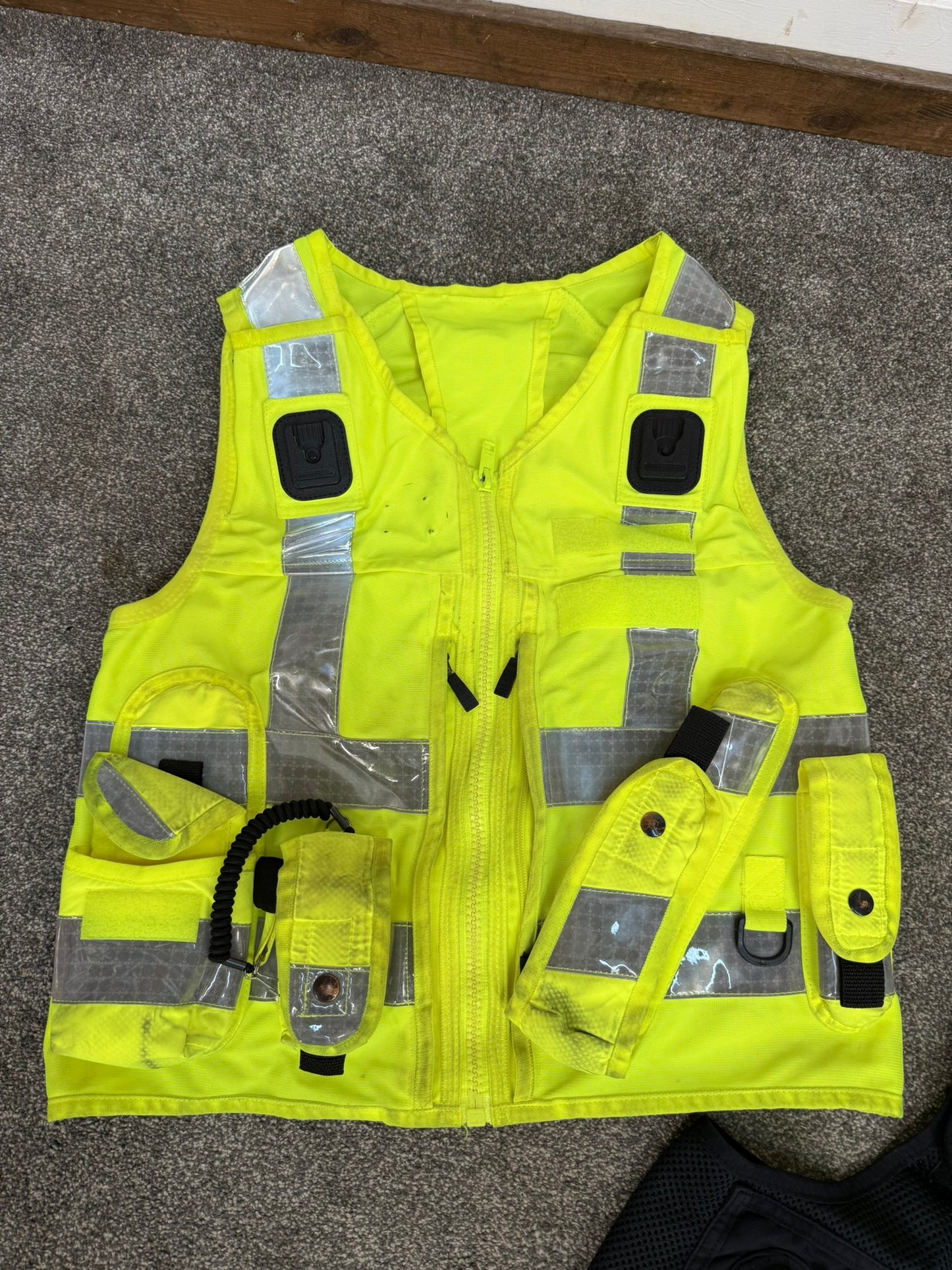 3x Ex Police Utility Tac Vest Job Lot MEDIUM Security Equipment Patrol Vests