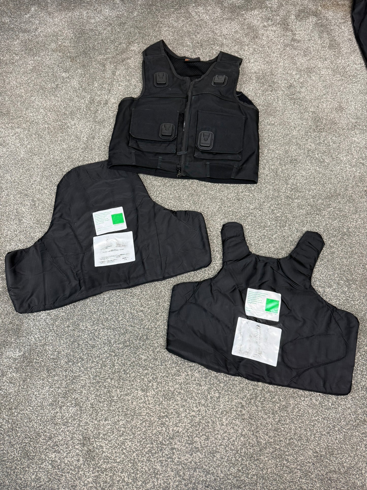 Ex Police Cooneen Body Armour Stab Vest MEDIUM Anti Stab & Ballistic HG1A & KR1