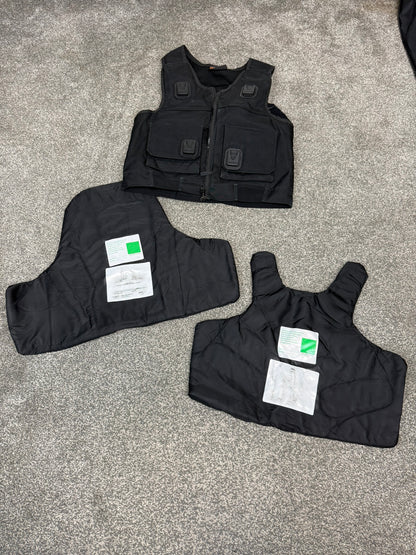Ex Police Cooneen Body Armour Stab Vest MEDIUM Anti Stab & Ballistic HG1A & KR1