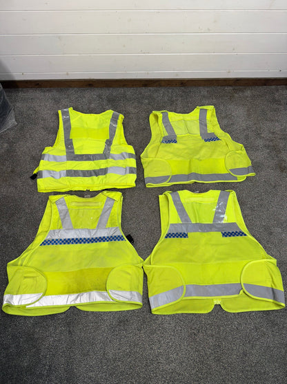 4x Ex Police Utility Tac Vest Job Lot LARGE Security Equipment Patrol Vests