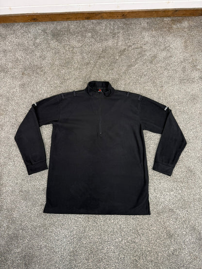BADGED Ex Police Keela Black Micro Fleece Lightweight Top - LRG