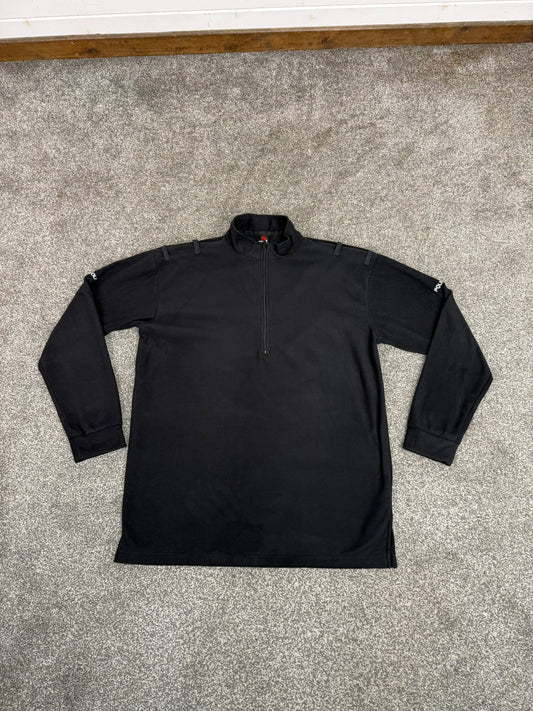BADGED Ex Police Keela Black Micro Fleece Lightweight Top - LRG