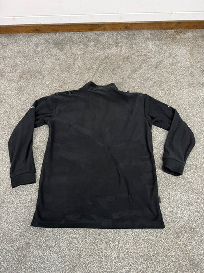 BADGED Ex Police Keela Black Micro Fleece Lightweight Top - LRG