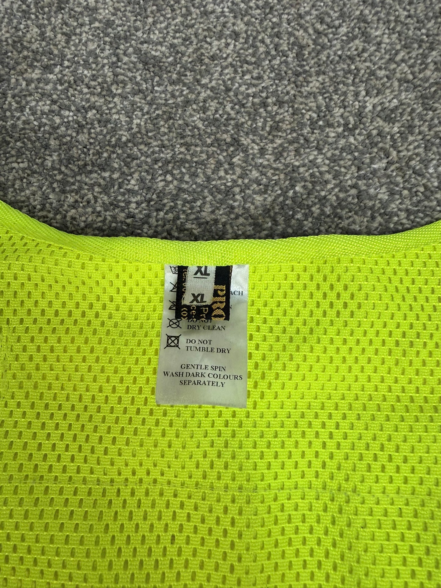 Ex Police Hi-Vis Utility Tac Vest Protec XL Chequered Security Tactical Patrol Vest