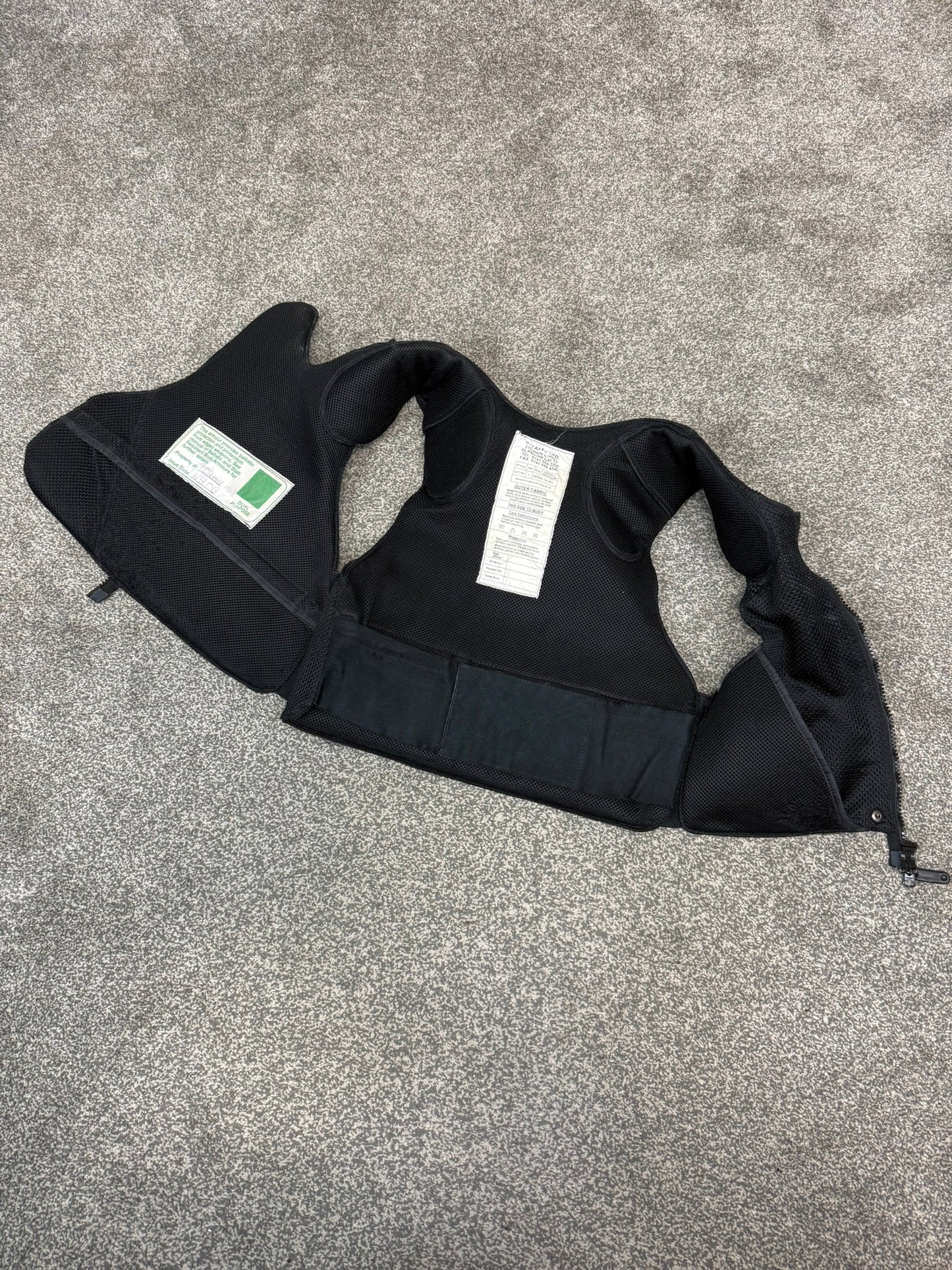 Ex Police Meggitt Yaffy Body Armour Vest Anti Stab & Ballistic HG1A & KR2 X SMALL Security