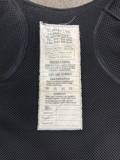 Ex Police Meggitt Yaffy Body Armour Vest Anti Stab & Ballistic HG1A & KR2 X SMALL Security
