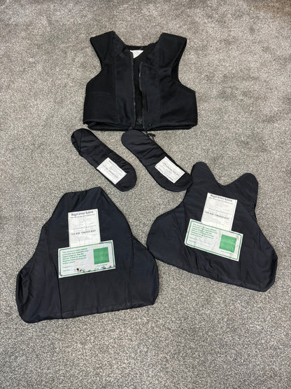 Ex Police Meggitt Yaffy Body Armour Vest Anti Stab & Ballistic HG1A & KR2 X SMALL Security