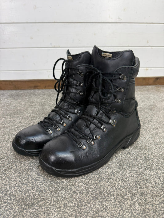 Altberg Peacekeeper P3 VS Black Leather Waterproof Combat Boots Size UK 10