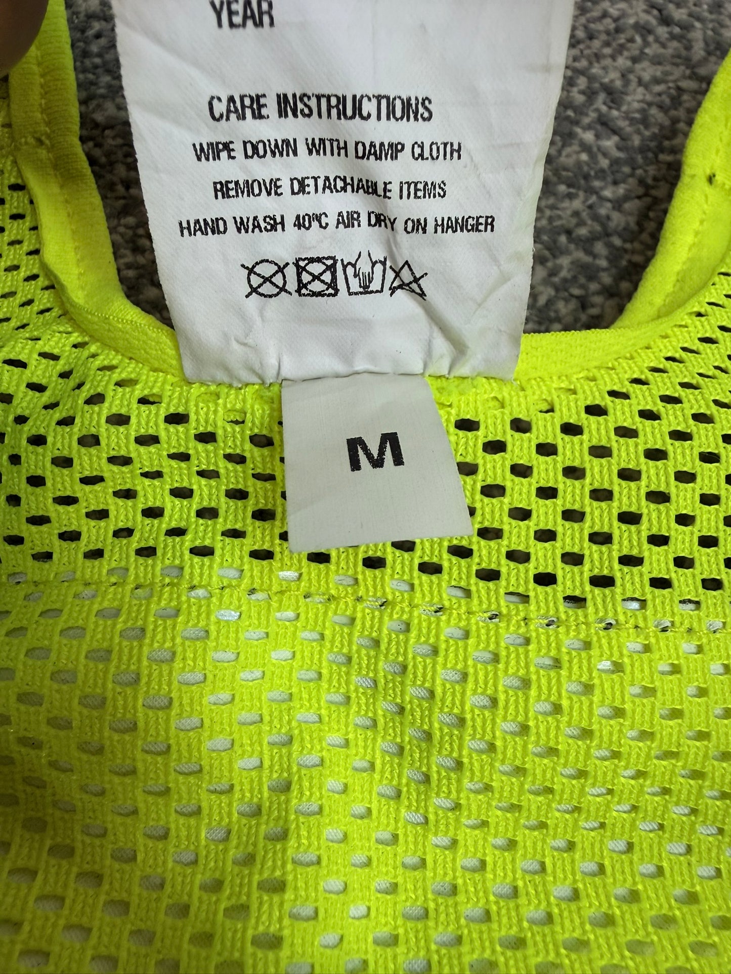 Badged Ex Police PWL Hi-Vis Taser Utility Tactical Vest - MEDIUM