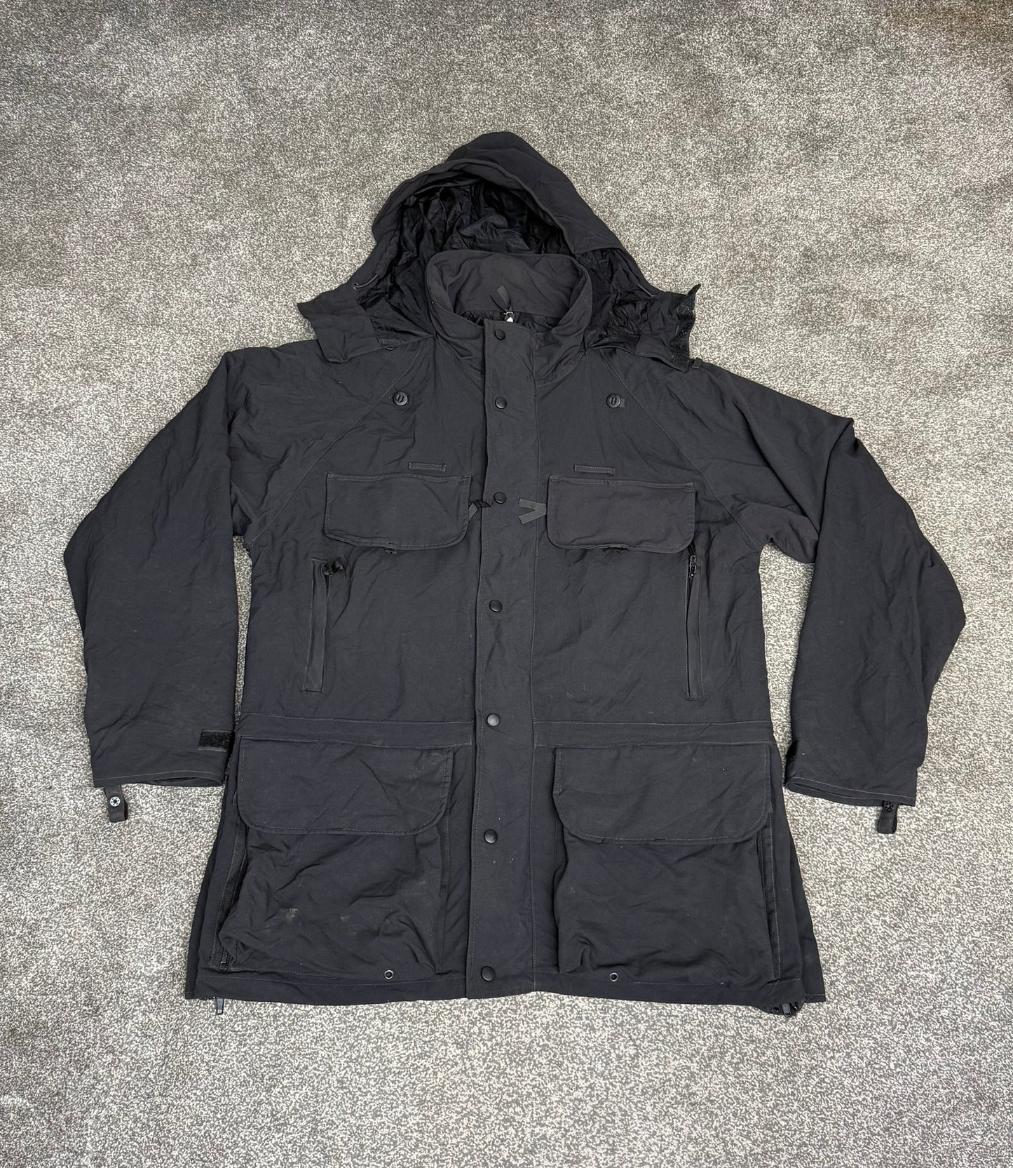 Arktis Avenger Jacket Smock Ripstop Waterproof Black Ex Police Security - X LARGE