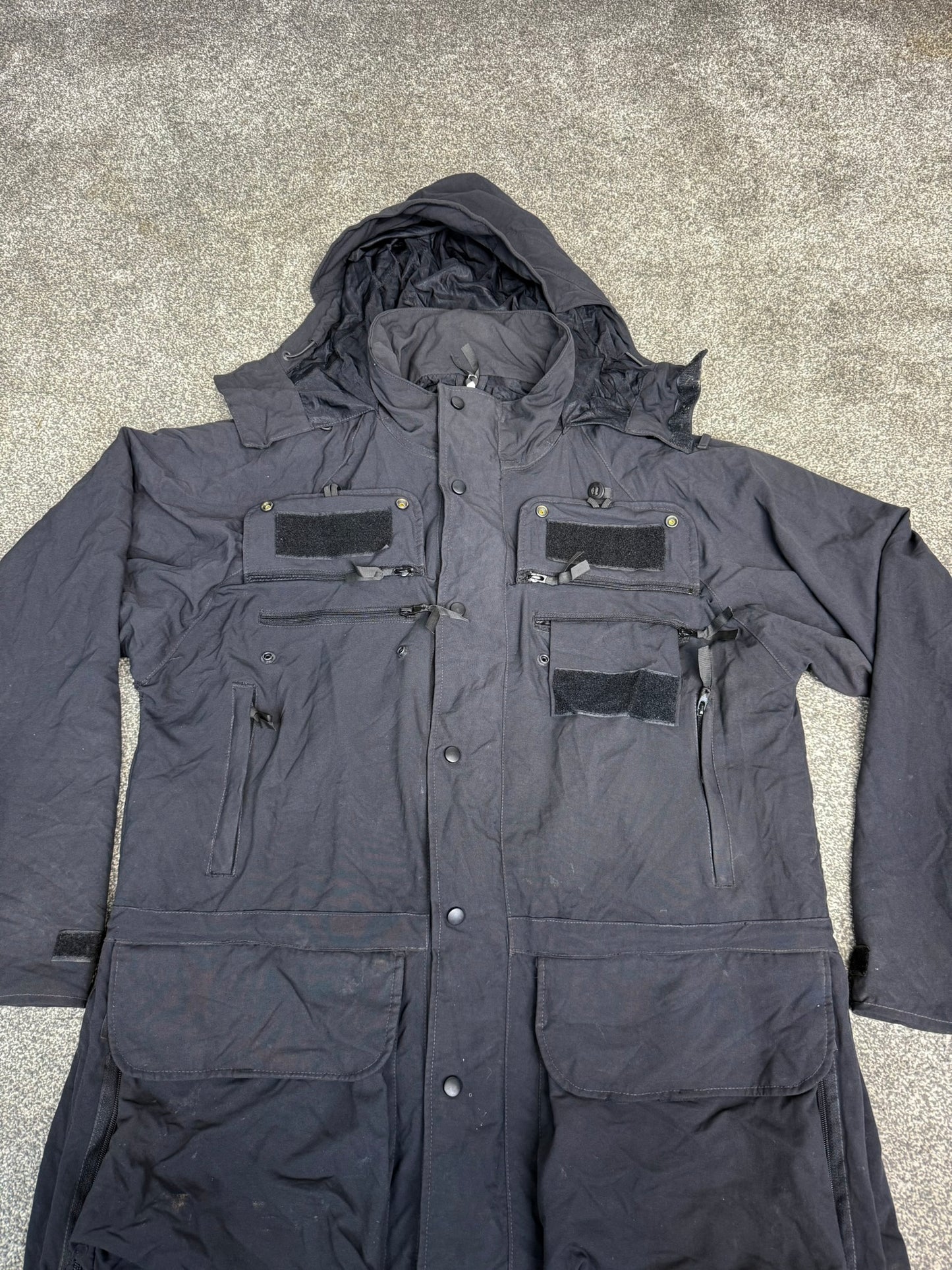 Arktis Avenger Jacket Smock Ripstop Waterproof Black Ex Police Security - X LARGE