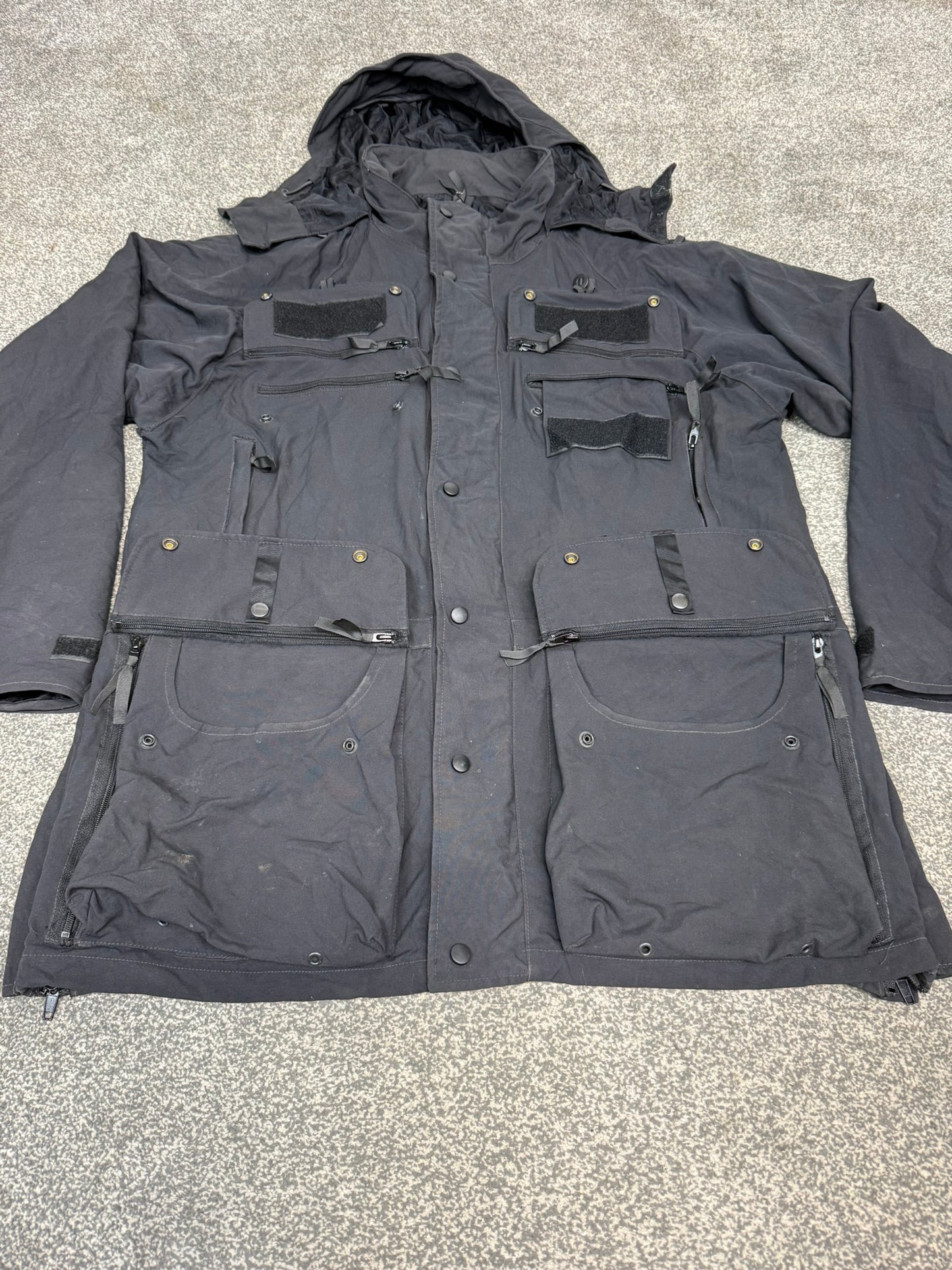 Arktis Avenger Jacket Smock Ripstop Waterproof Black Ex Police Security - X LARGE
