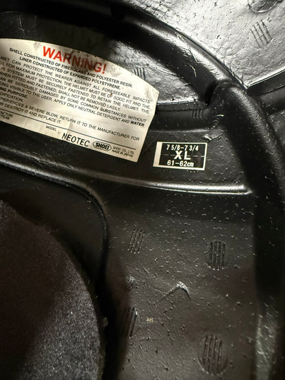 Ex Police Shoei Neotec Flip-Up Motorcycle Helmet - X Large