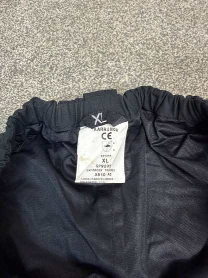 Ex Police Karrimor SF Enforcer Waterproof Over Trousers Wet Weather Security Hiking Walking