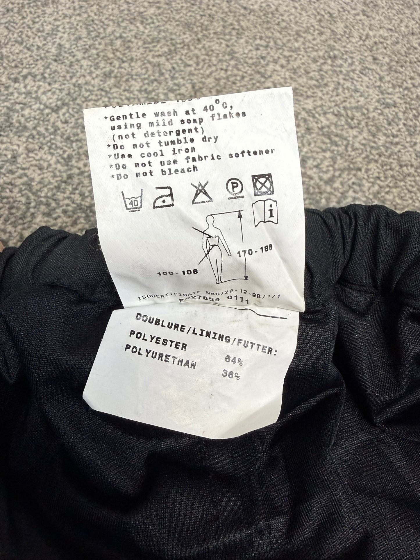 Ex Police Karrimor SF Enforcer Waterproof Over Trousers Wet Weather Security Hiking Walking