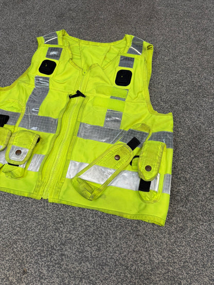 Ex Police Hi Vis Equipment Tac Vest Utility Vest & Pouches Model 774 Patrol SIA Security
