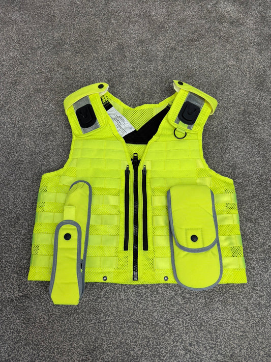 Safariland Hi-Vis MOLLE Vest Tactical Utility Security Vest Ex Police - SMALL