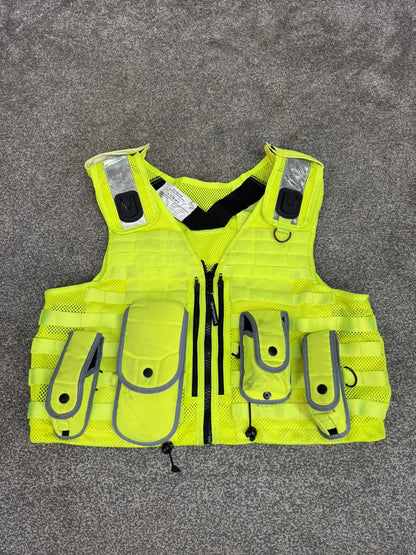 Safariland Hi-Vis MOLLE Vest Tactical Utility Security Vest Ex Police - XL