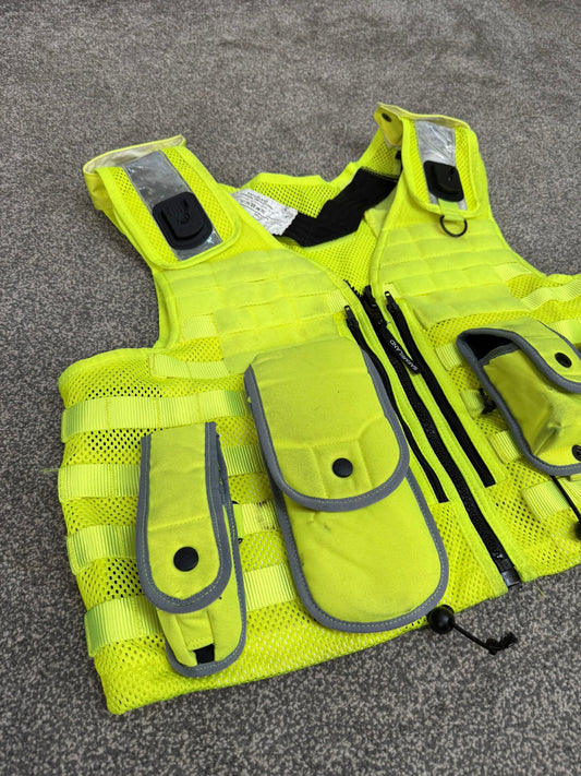 Safariland Hi-Vis MOLLE Vest Tactical Utility Security Vest Ex Police - XL