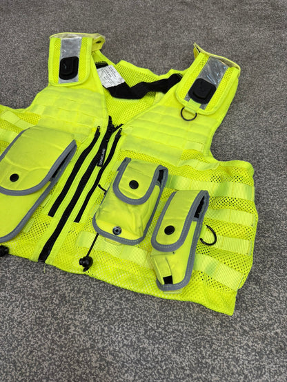Safariland Hi-Vis MOLLE Vest Tactical Utility Security Vest Ex Police - XL