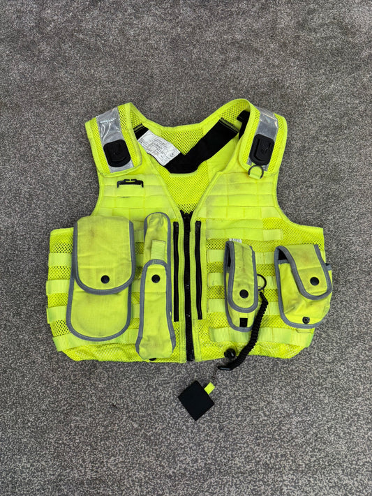Safariland Hi-Vis MOLLE Vest & Pouches Tactical Utility Security Vest Ex Police - XL