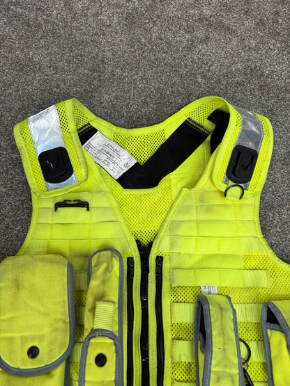 Safariland Hi-Vis MOLLE Vest & Pouches Tactical Utility Security Vest Ex Police - XL