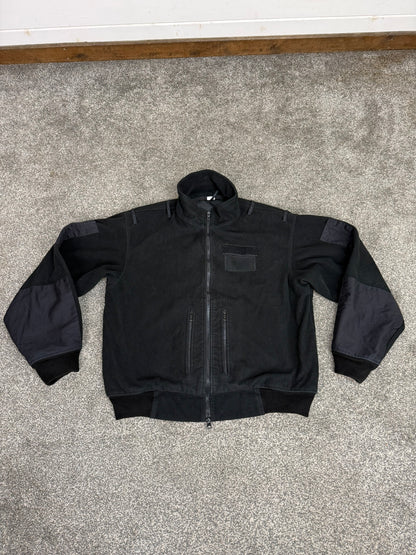 Ex Police Plain Black Tornado Fleece Jumper Security Work Riding Outdoor