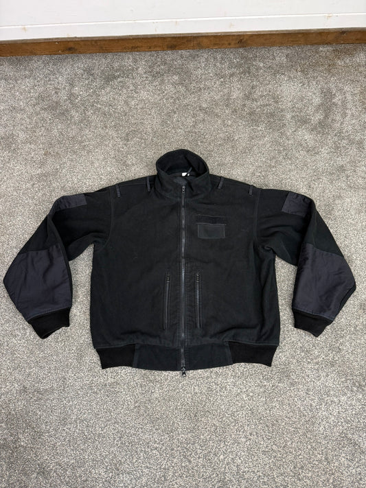 Ex Police Plain Black Tornado Fleece Jumper Security Work Riding Outdoor