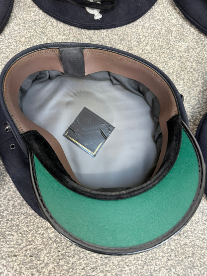 6x Ex Police Peak Cap Job Lot Theatre Headwear Uniform Film Prop Lot
