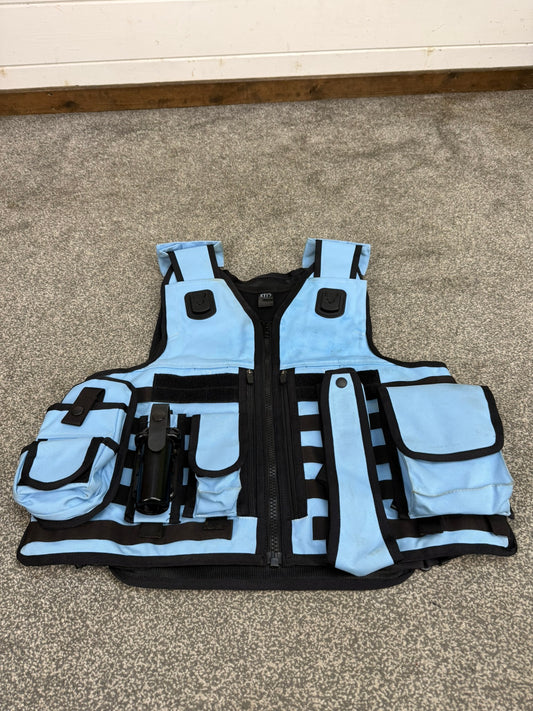 KIT Molle Equipment Vest With Pouches MED Ex Police Liaison Collector Security