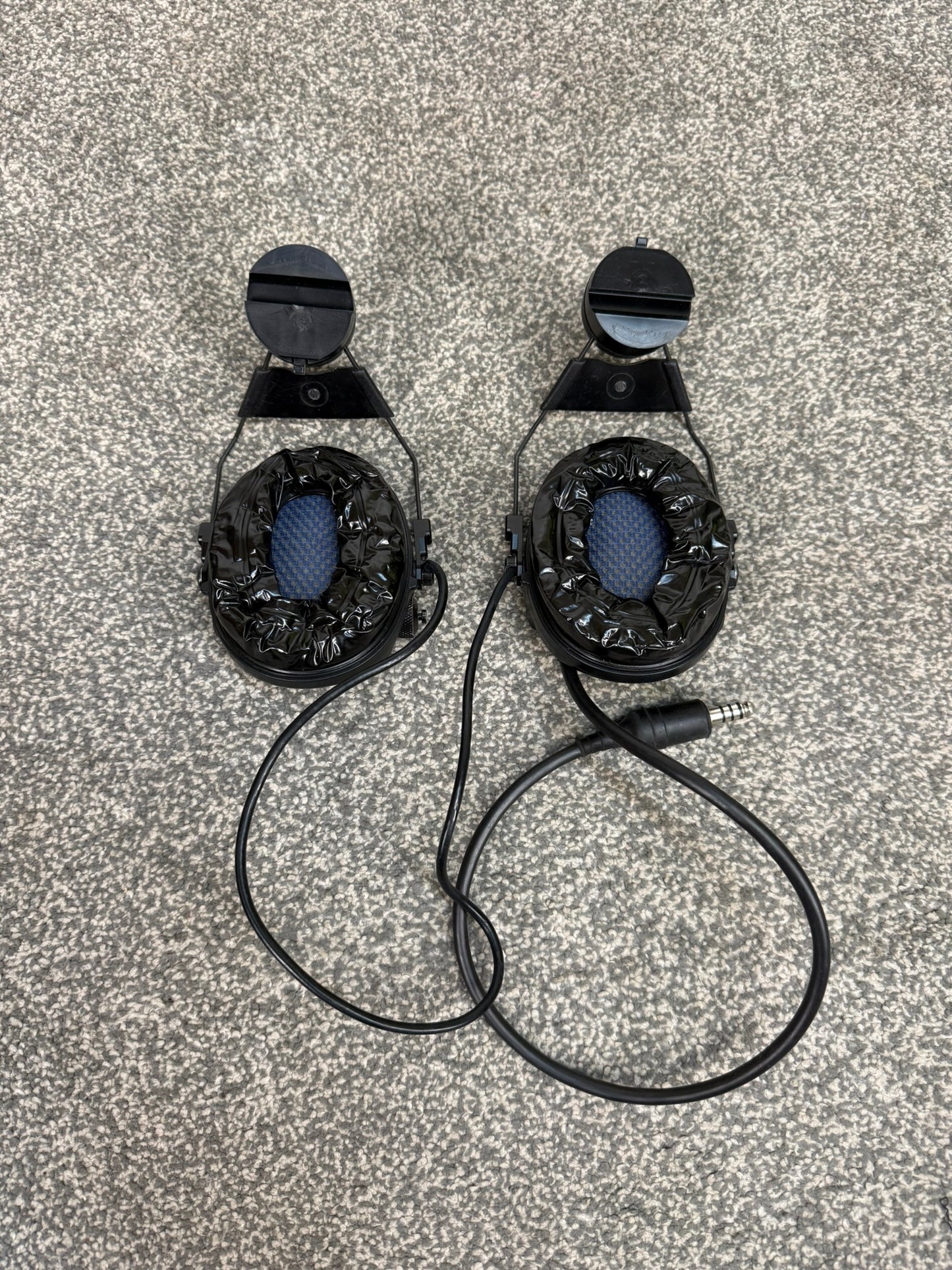 SwatCom Waterproof Headset Ex Police Helmet Rail Mounted WORKING