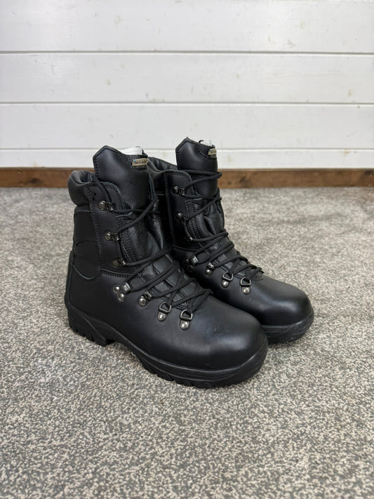 Altberg Peacekeeper P3 VS Black Leather Waterproof Combat Boots Size UK 5
