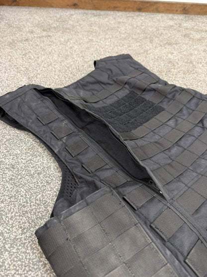 Ex Police Mehler MOLLE Body Armour Stab Vest Cover Black Security Airsoft