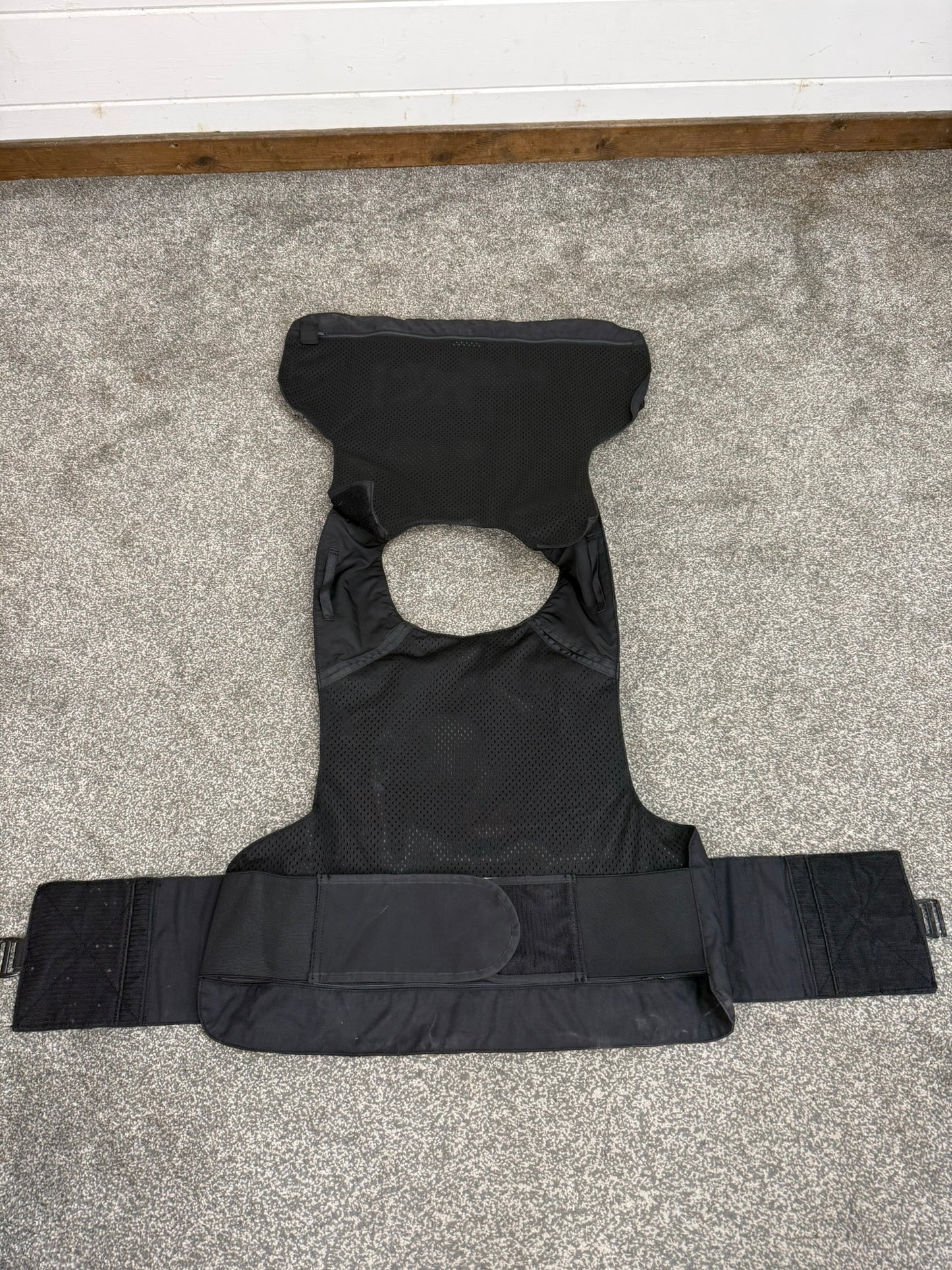 Ex Police Mehler MOLLE Body Armour Stab Vest Cover Black Security Airsoft