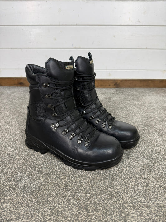 Altberg Peacekeeper P3 VS Black Leather Waterproof Combat Boots Size UK 8