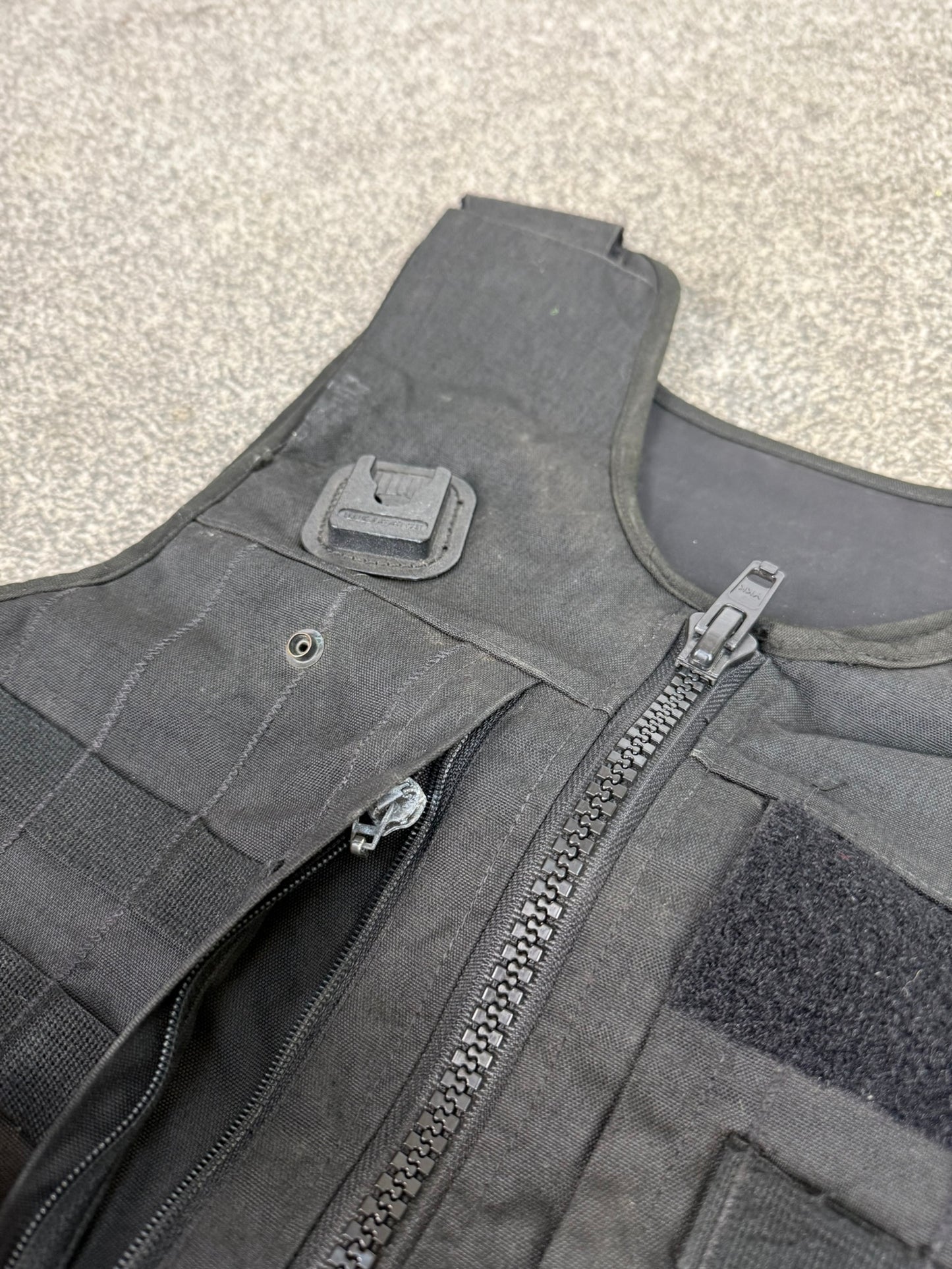 Ex Police Mehler MOLLE Body Armour Stab Vest Cover Black Security Airsoft