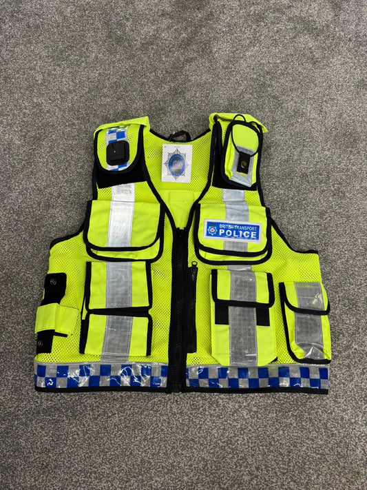 British Transport Police BTP Utility Tac Vest Genuine NEW Display Collector TV Film