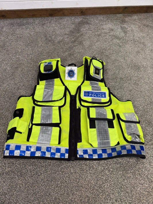 British Transport Police BTP Utility Tac Vest Genuine NEW Display Collector TV Film