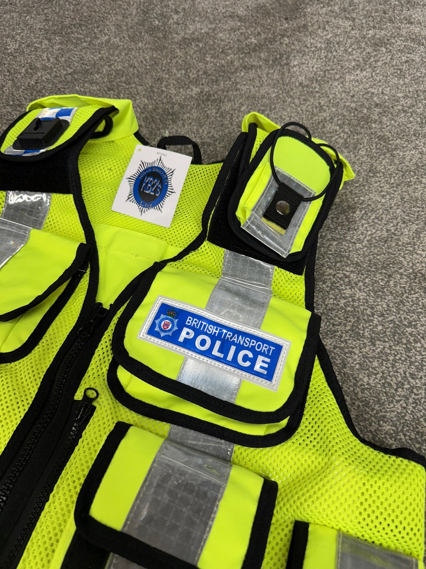 British Transport Police BTP Utility Tac Vest Genuine NEW Display Collector TV Film